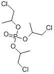 Estrutura do éster dos tris do ácido fosfórico (2-chloro-1-methylethyl)